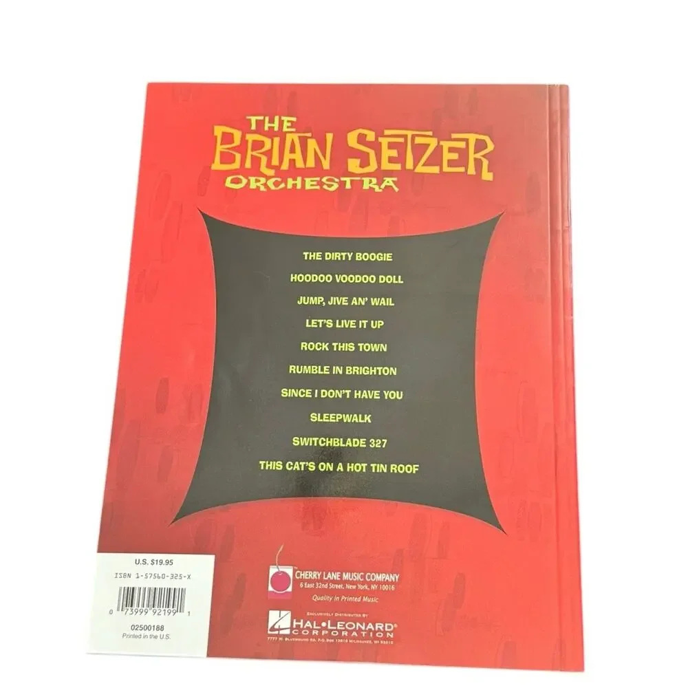 Brian Setzer‎ Orchestra Guitar Vocal Tablature Songbook Hal Leonard Jump Jive